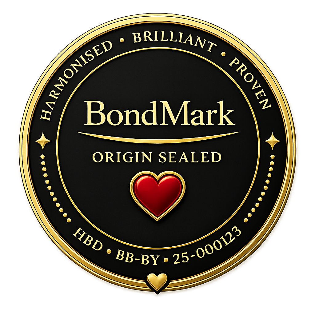 BondMark origin sealed verification seal