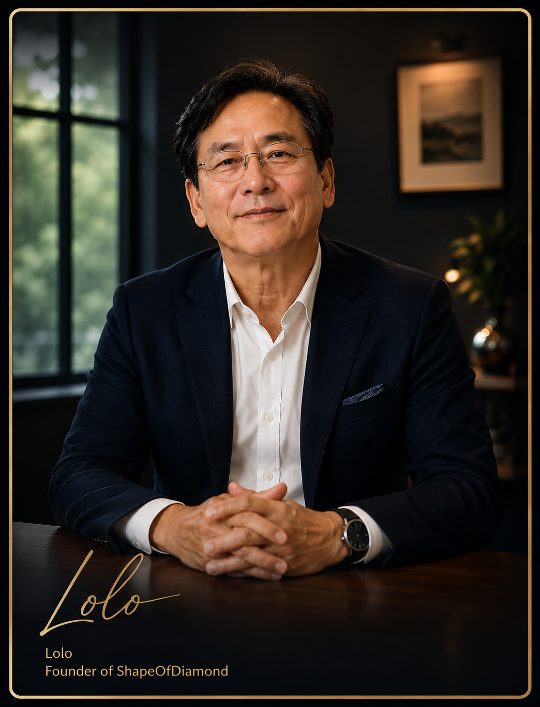 Portrait of Lolo, Founder of ShapeOfDiamond