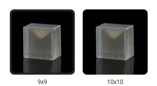 Infinity Bond Diamond origin sizes