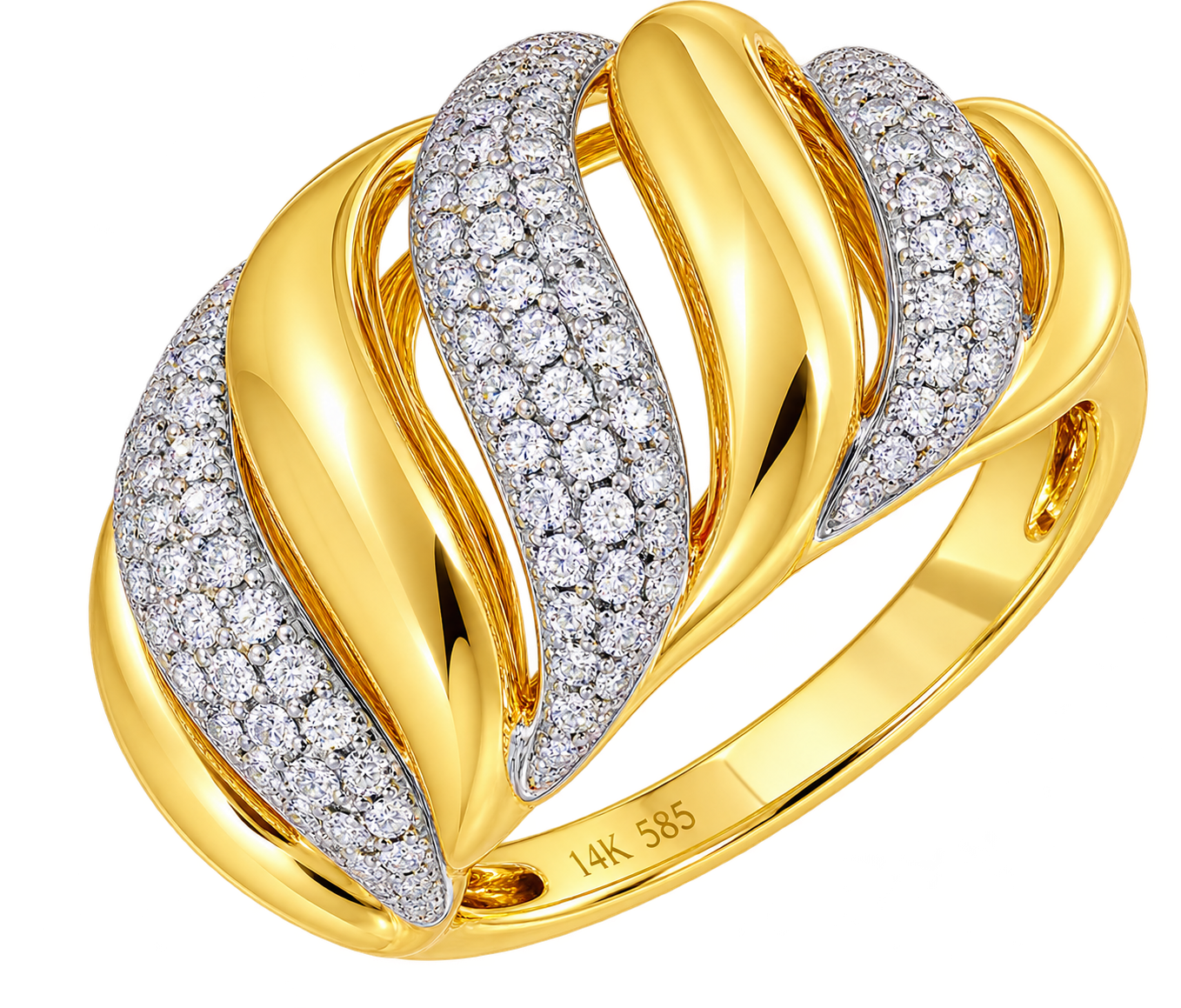 ND-S002R Natural Diamond Ring true product thumbnail